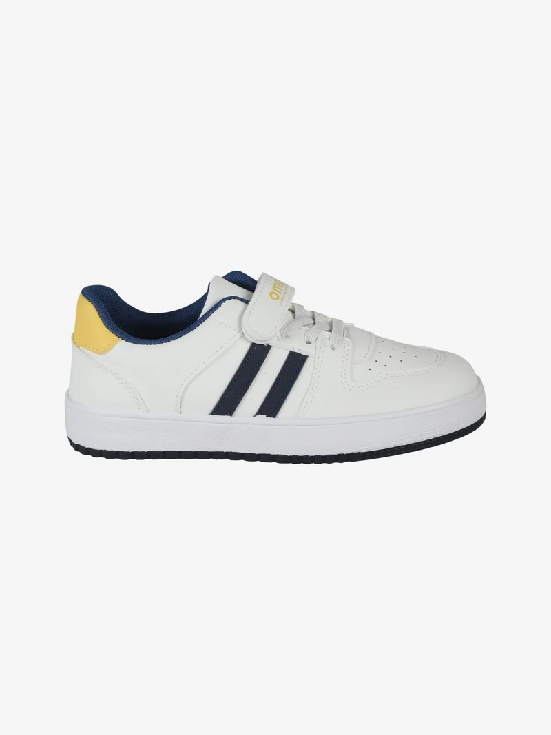 Sneakers da bambino con strappo - bianco