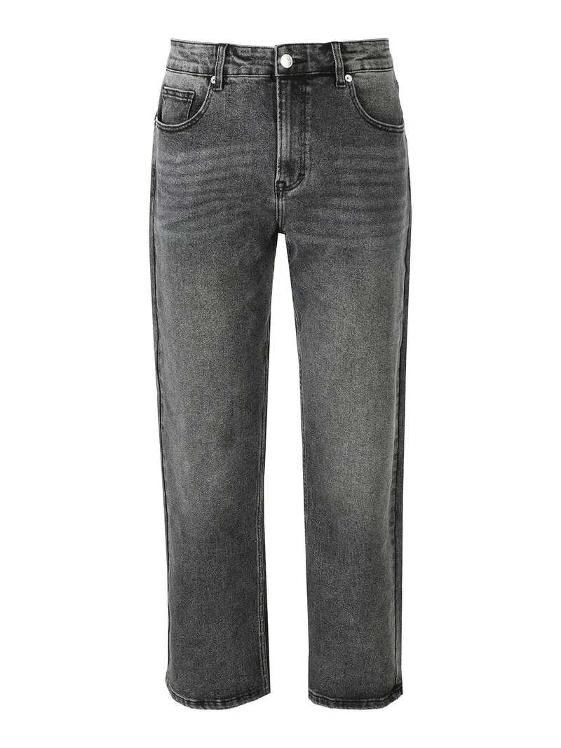 Jeans da uomo baggy - grigio