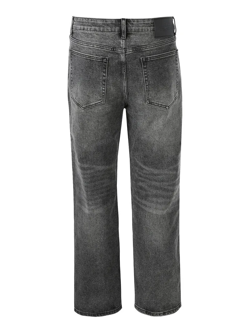 Jeans da uomo baggy - grigio
