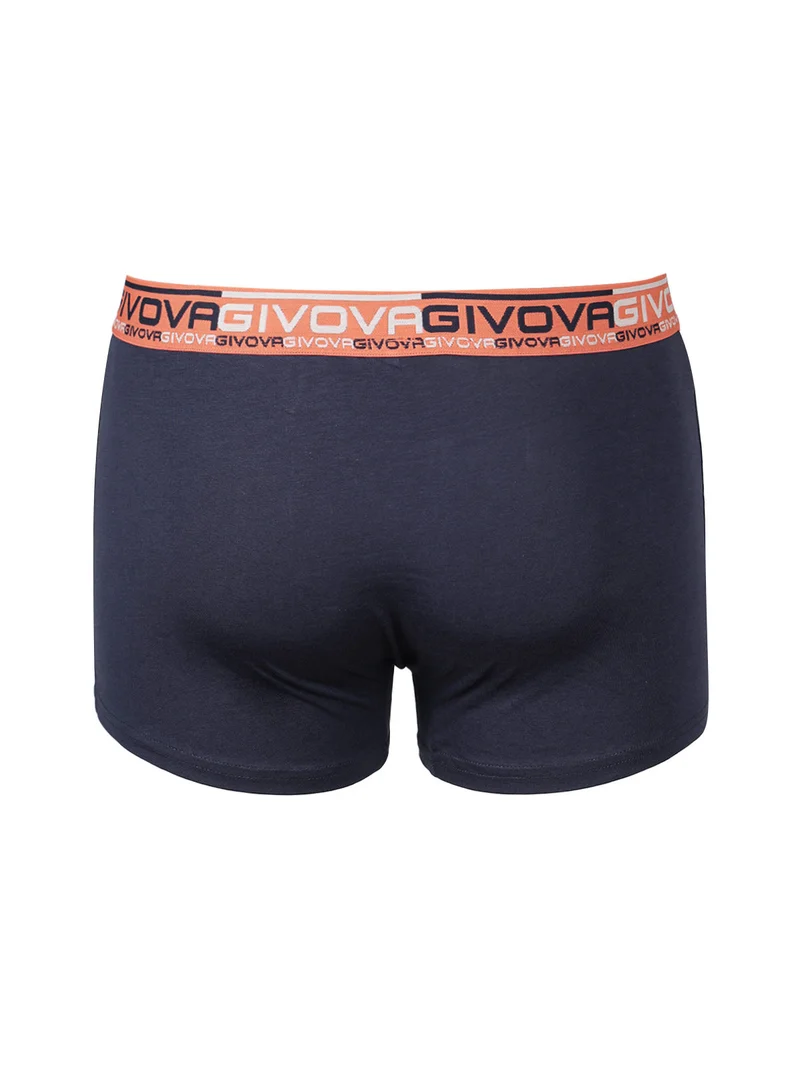Boxer uomo in cotone bielastico - blu scuro