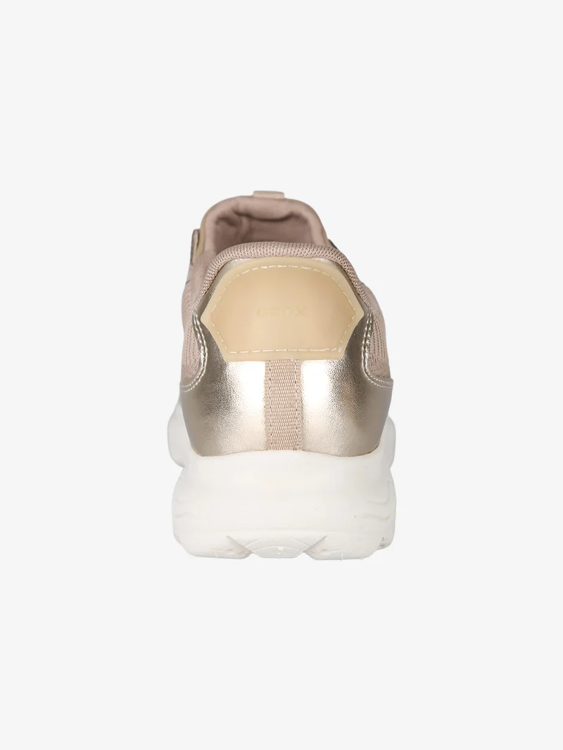 D SPHERICA PLUS Sneakers donna con lacci elastici - taupe