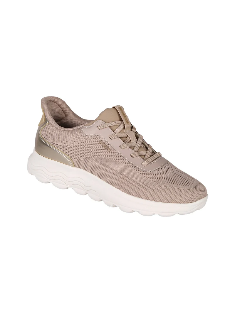 D SPHERICA PLUS Sneakers donna con lacci elastici - taupe