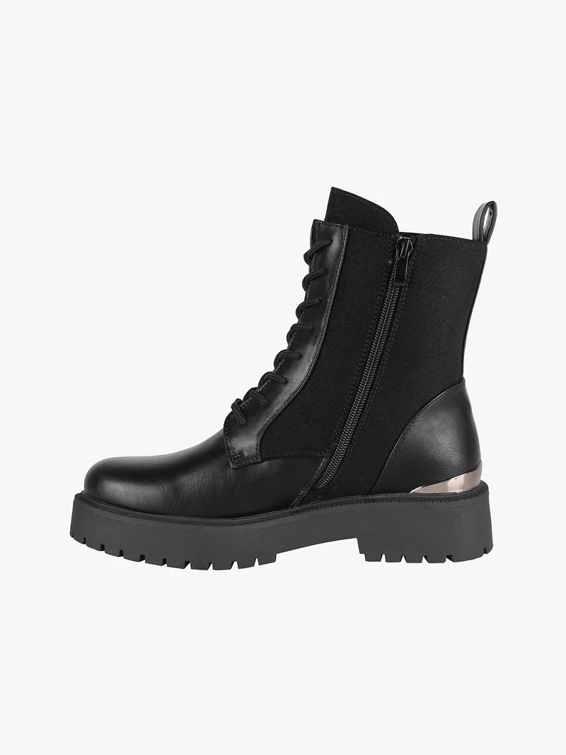 Anfibi donna con platfom - nero