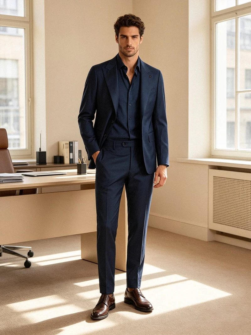 Completo elegante uomo - avion
