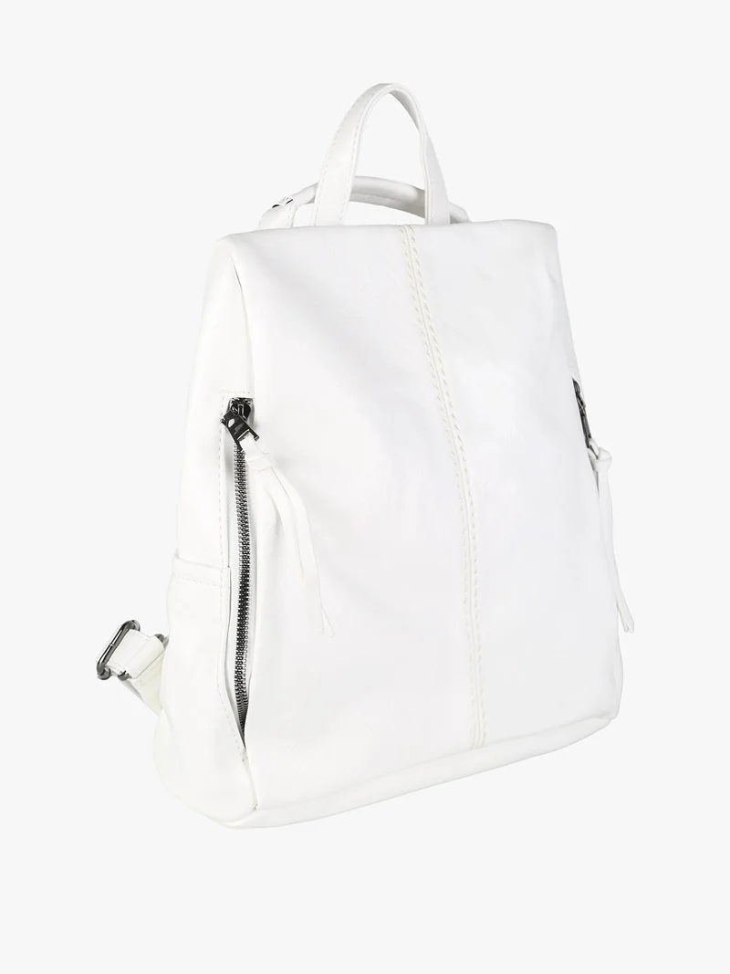 Solada Zaino in ecopelle da donna - bianco