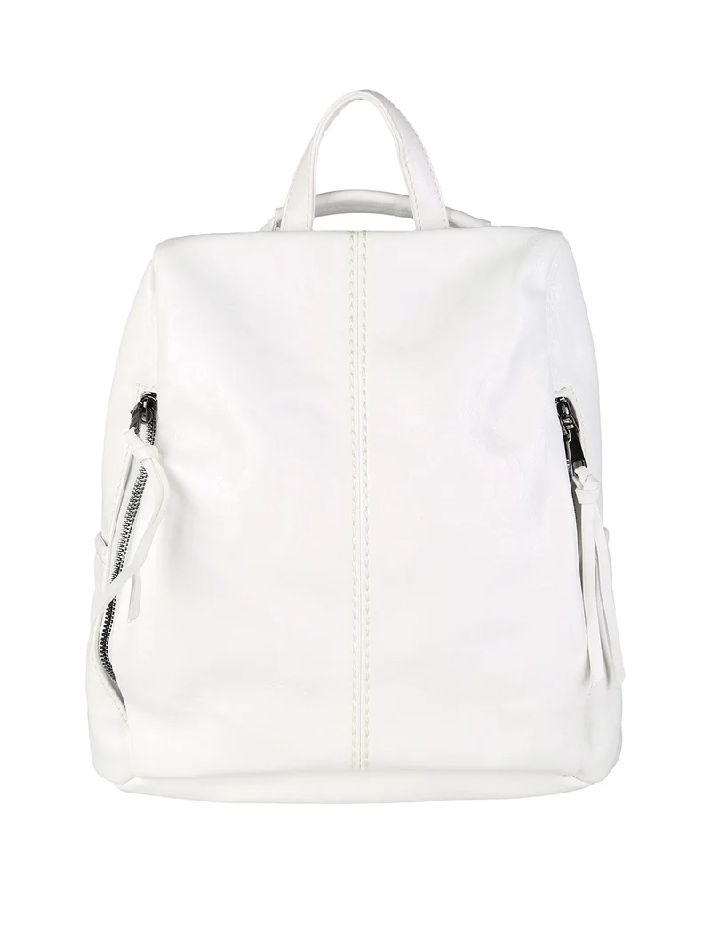 Solada Zaino in ecopelle da donna - bianco