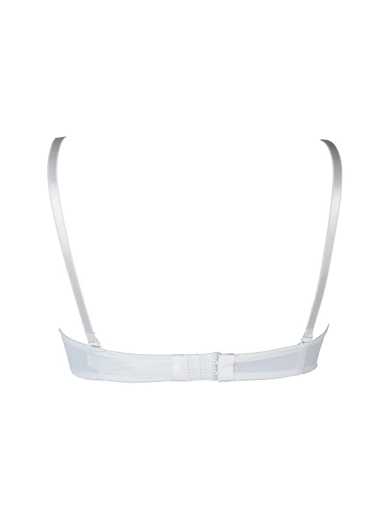 90132 Reggiseno a balconcino con ferretto coppa B - bianco