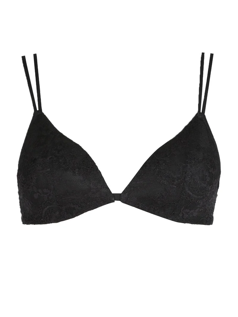 OPALE reggiseno a triangolo senza ferretto coppa B - nero