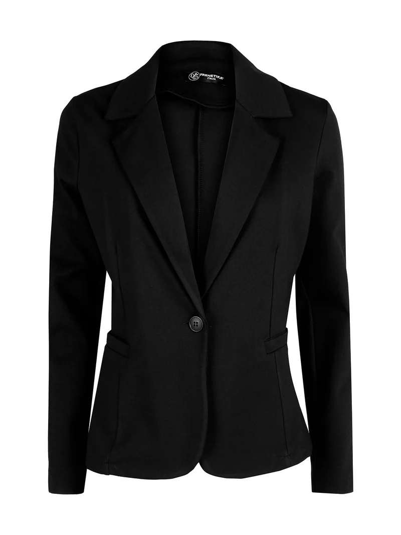 Blazer donna monobottone - nero