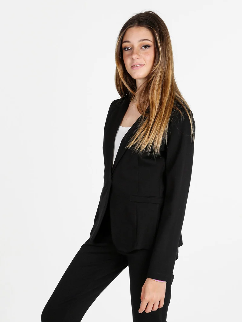Blazer donna monobottone - nero