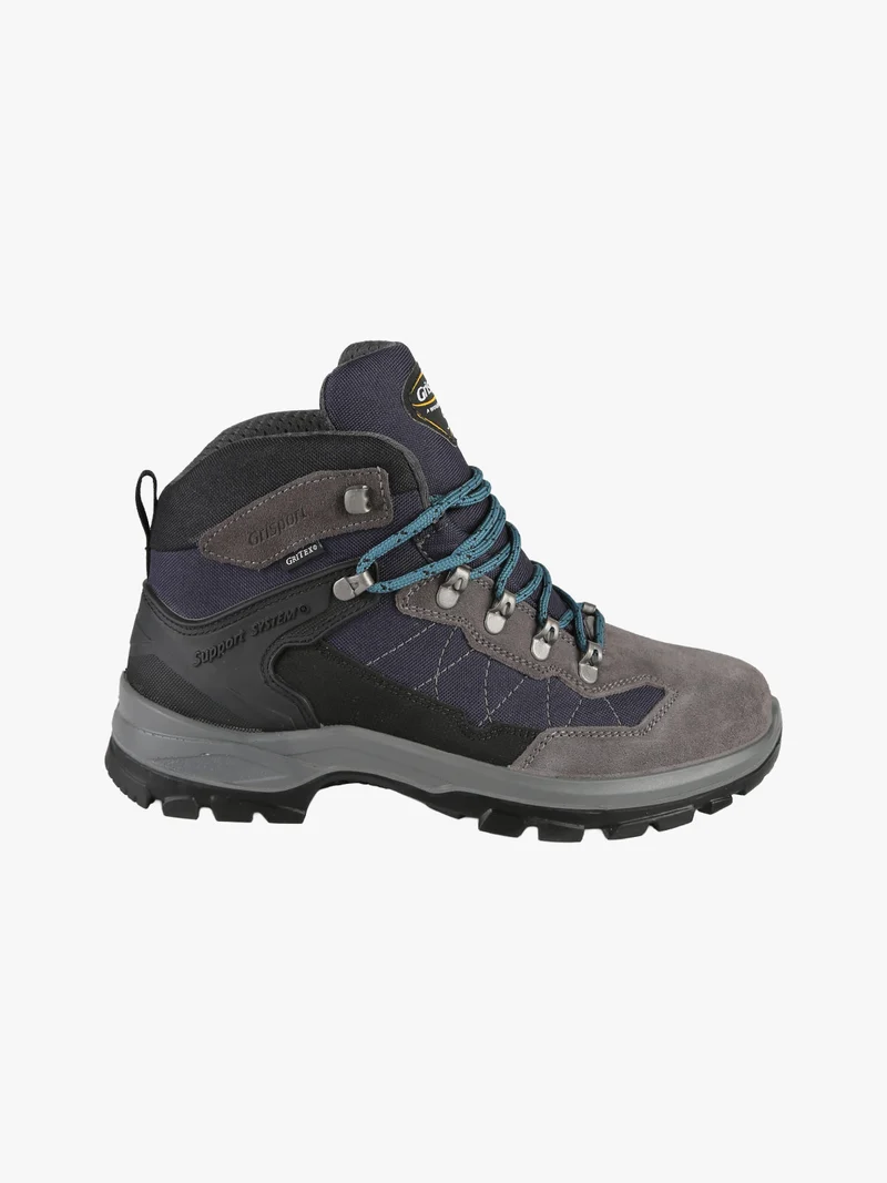 Scarponcini da trekking uomo in pelle - grigio scuro