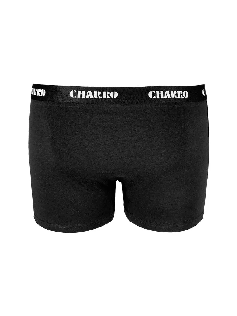 Boxer da uomo tinta unita - nero