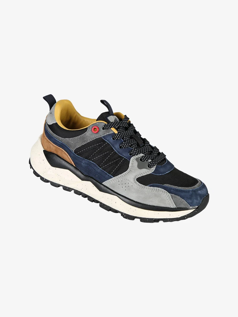 Sneakers da uomo stringate - blu scuro