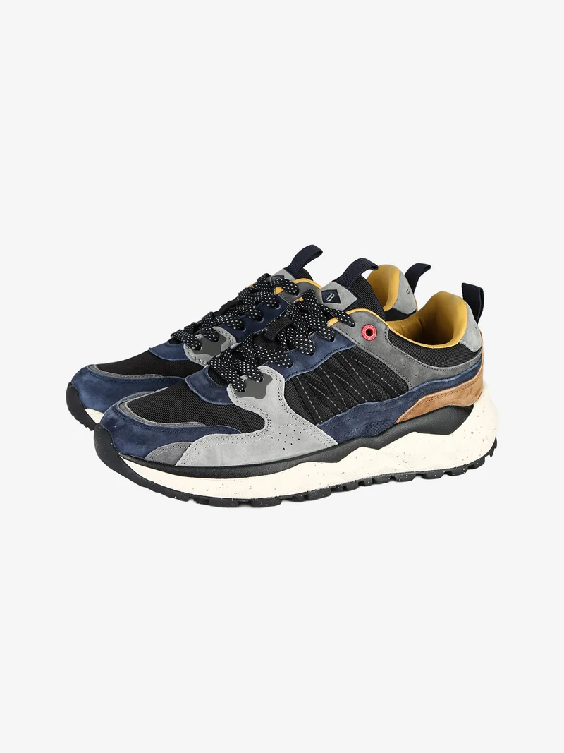 Sneakers da uomo stringate - blu scuro