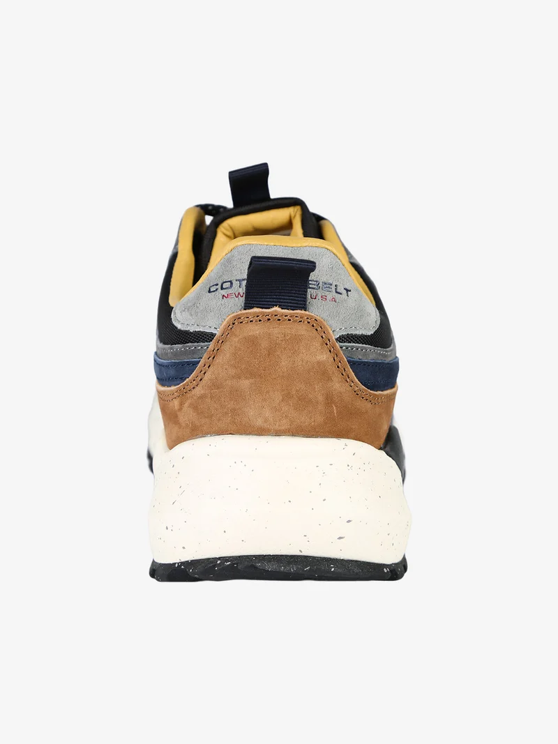 Sneakers da uomo stringate - blu scuro