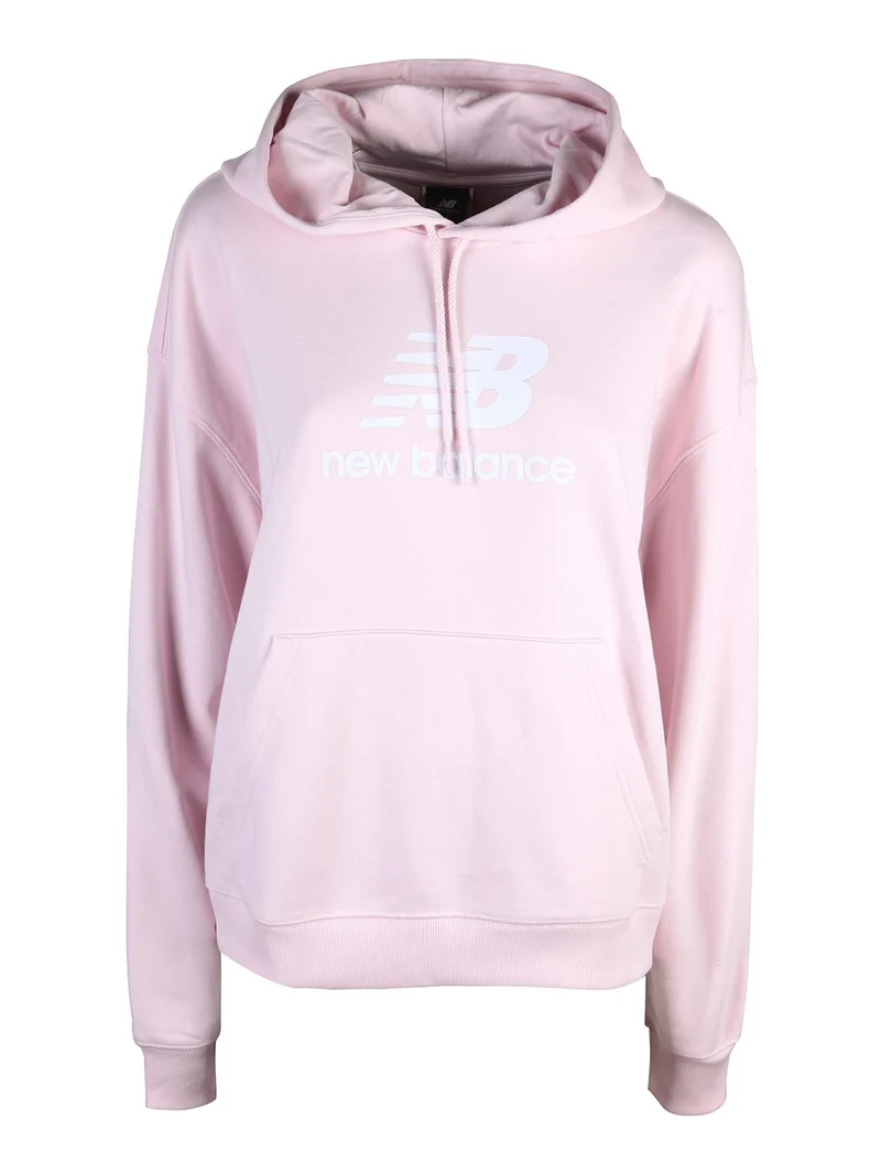 SPORT ESSENTIALS LOGO HOODIE Felpa donna con cappuccio - rosa