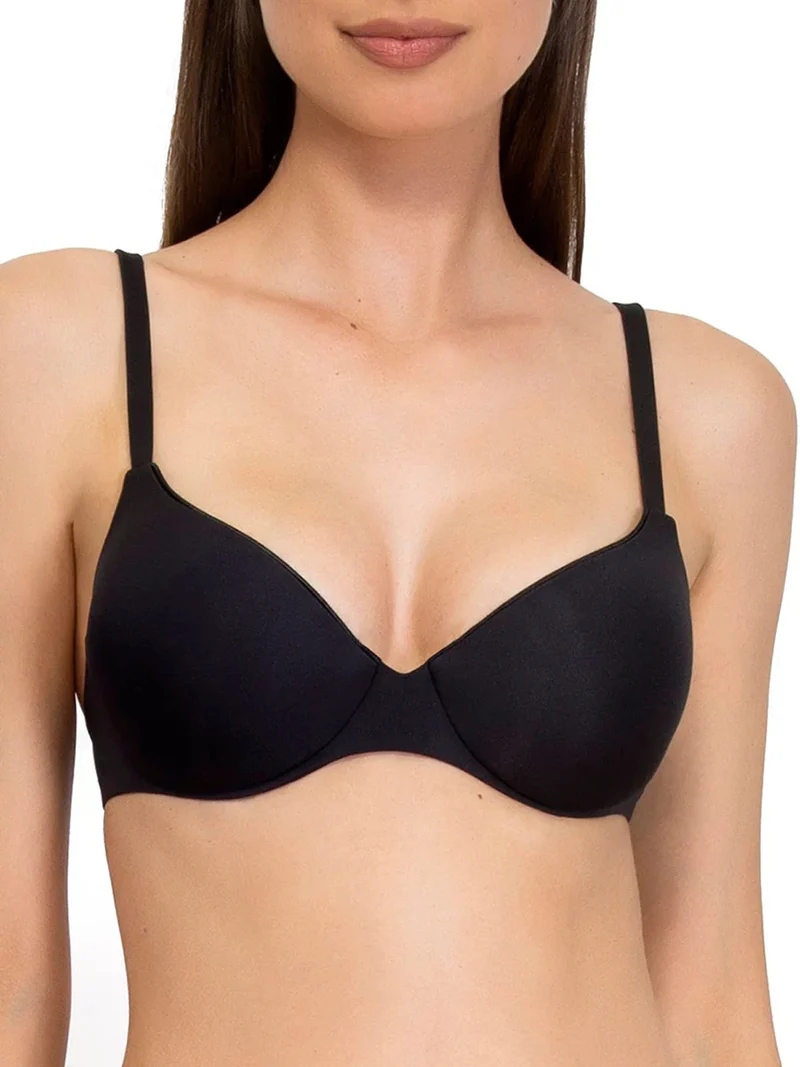 Reggiseno in microfibra con ferretto 1328 - nero