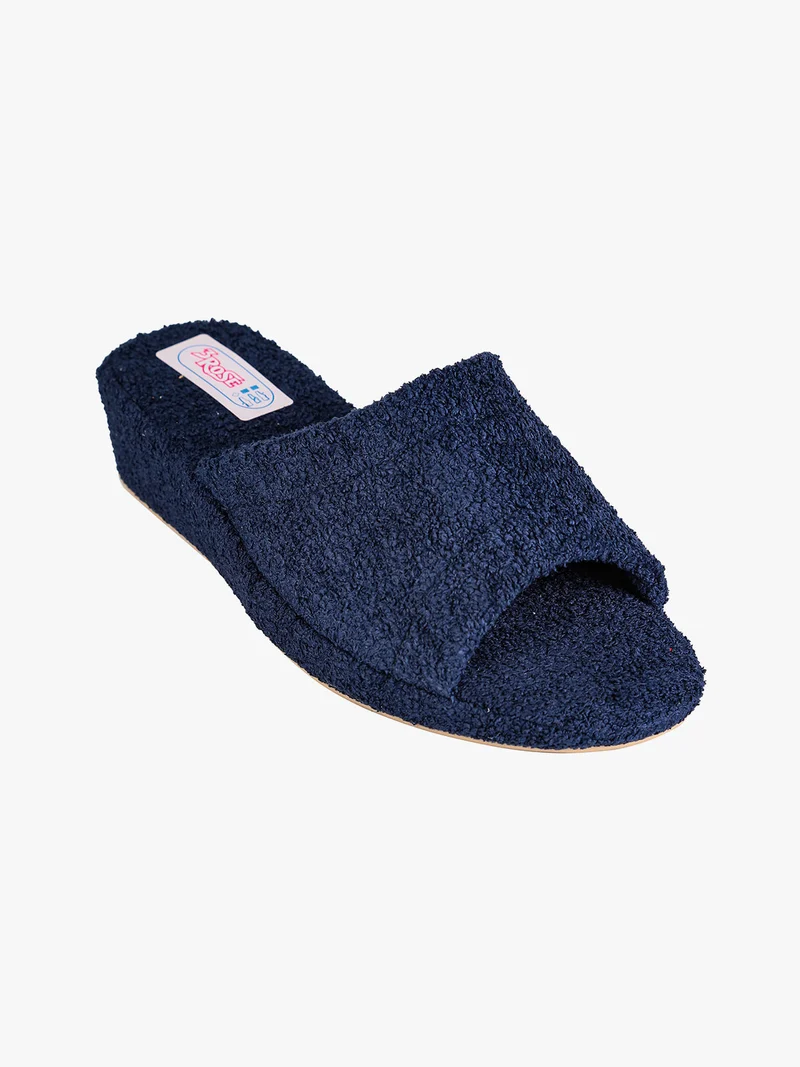 Ciabatte donna aperte in spugna - blu scuro