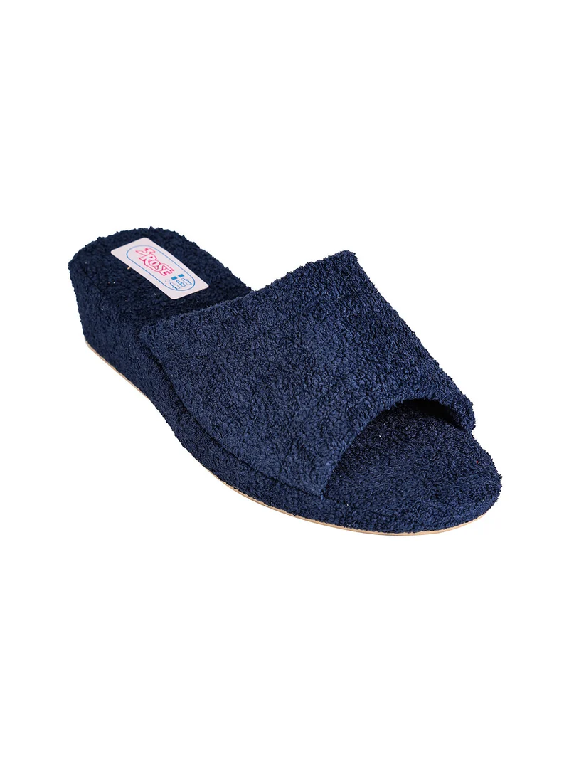 Ciabatte donna aperte in spugna - blu scuro