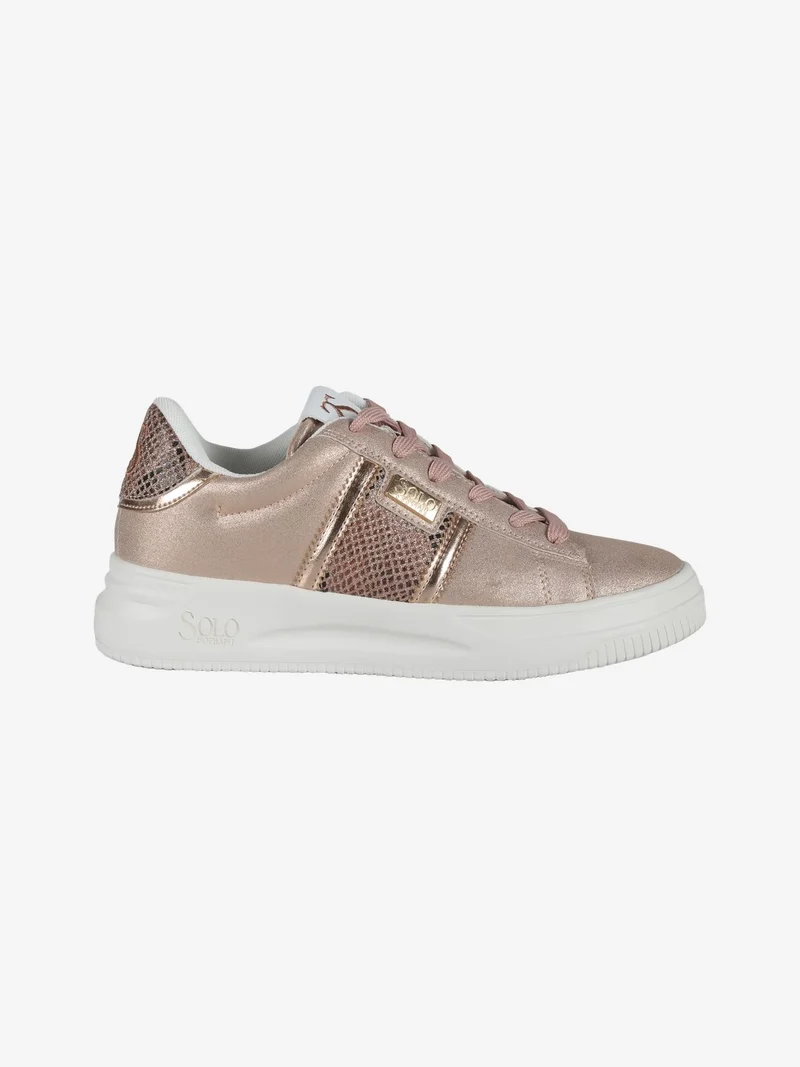 GRAZIA ANIMAL GLITTER Sneakers donna stringate - rosa