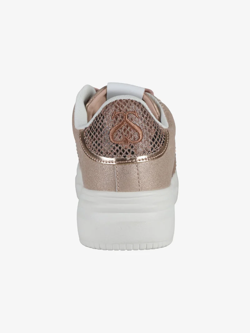 GRAZIA ANIMAL GLITTER Sneakers donna stringate - rosa