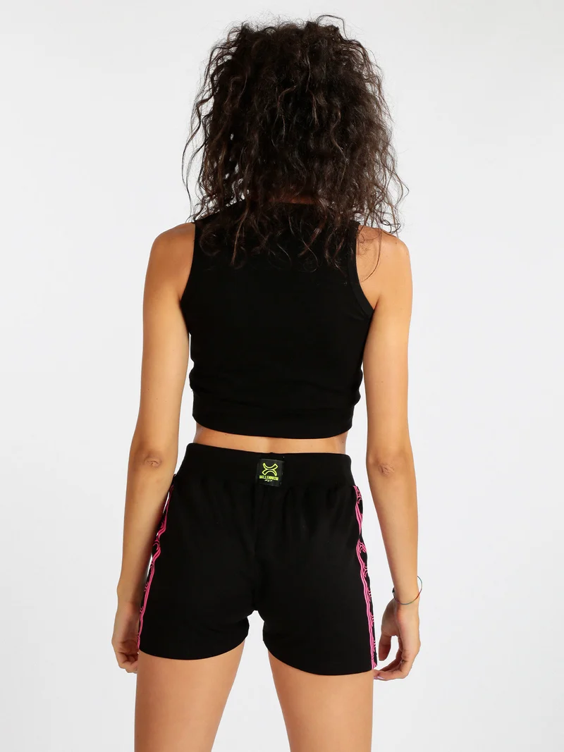 Top sportivo donna - nero