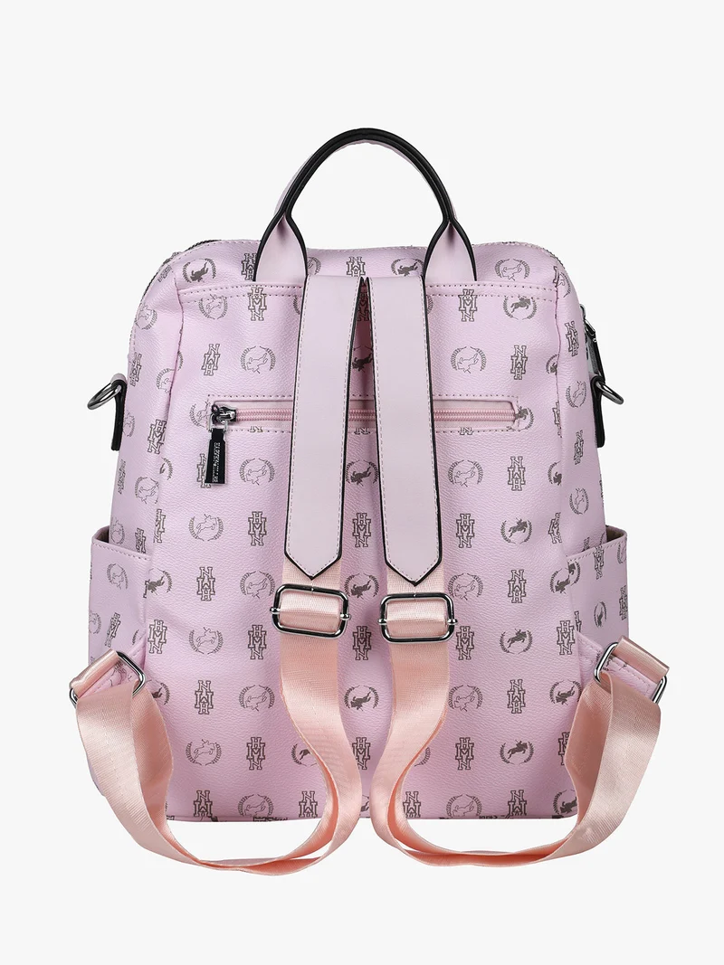 Zaino donna con stampa - rosa