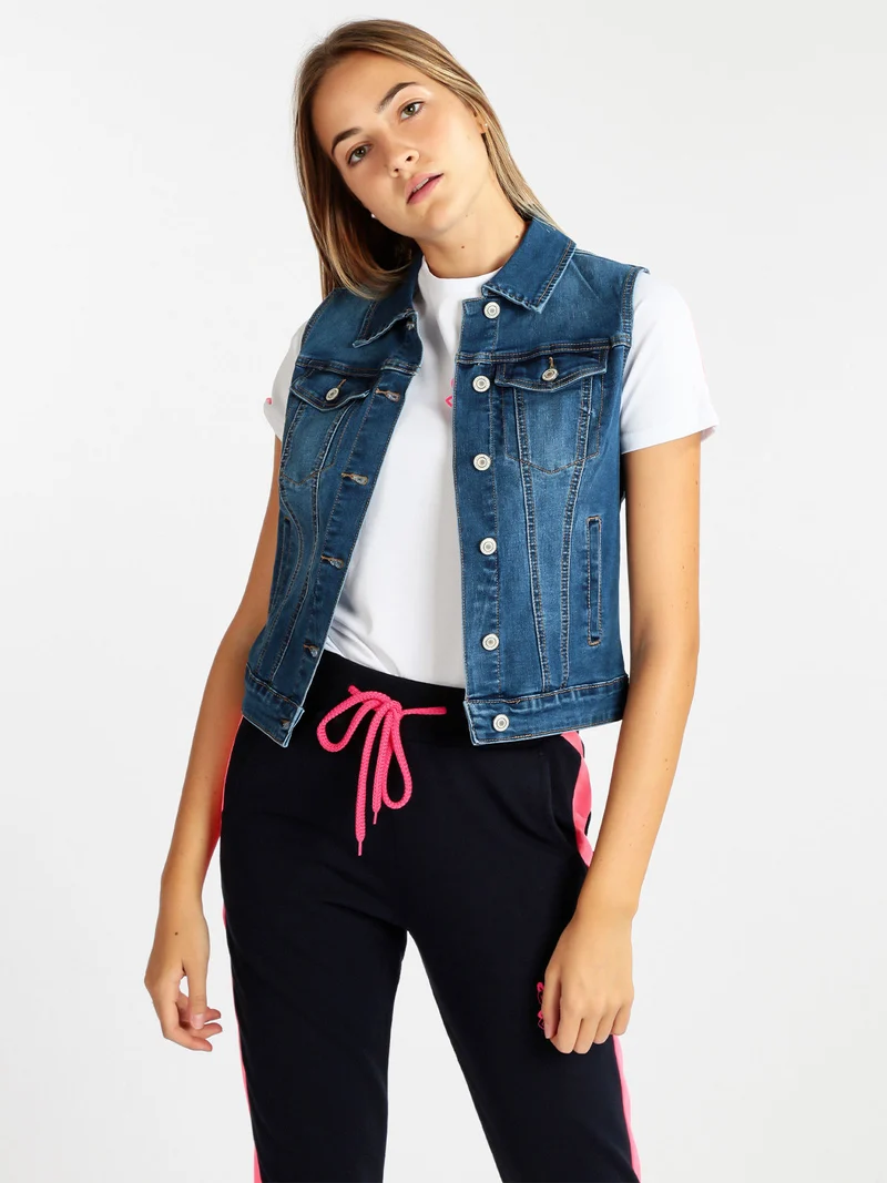 Gilet in jeans donna - jeans