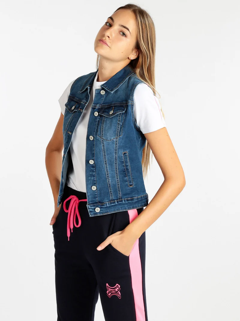 Gilet in jeans donna - jeans