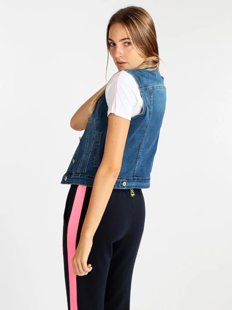 Gilet in jeans donna - jeans