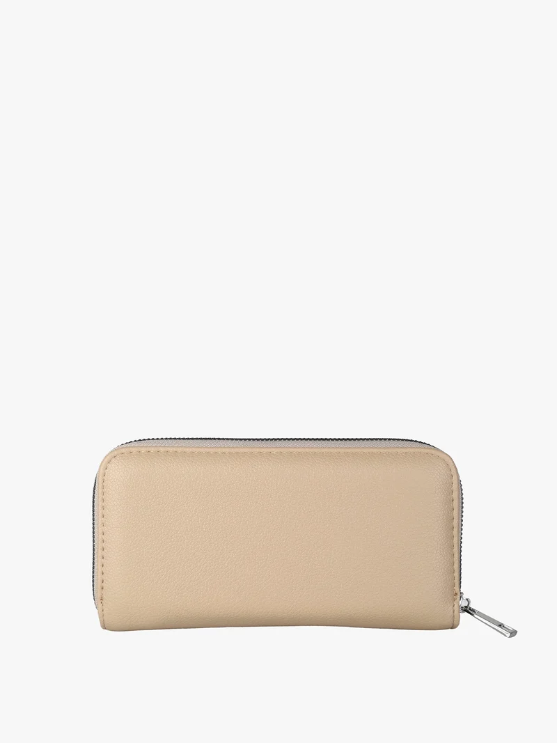 Portafoglio da donna con borchie - khaki