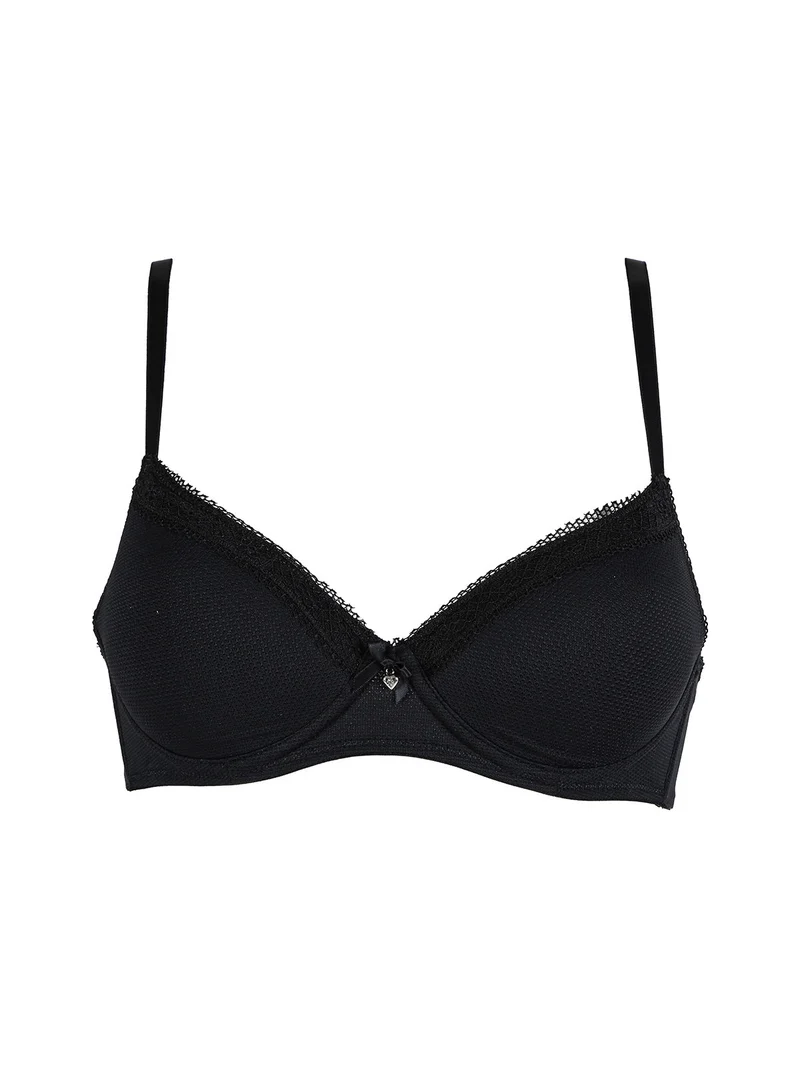 DARLING reggiseno push-up senza ferretto COPPA B - nero