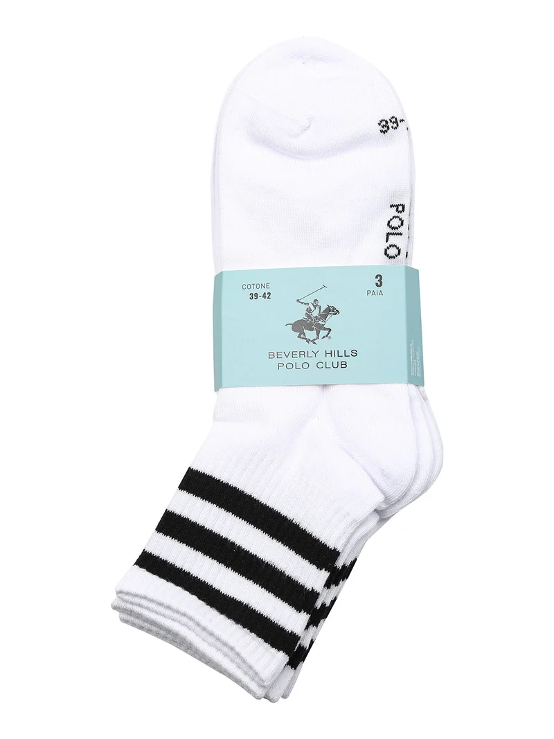 Confezione da 3 paia di calze tennis - bianco