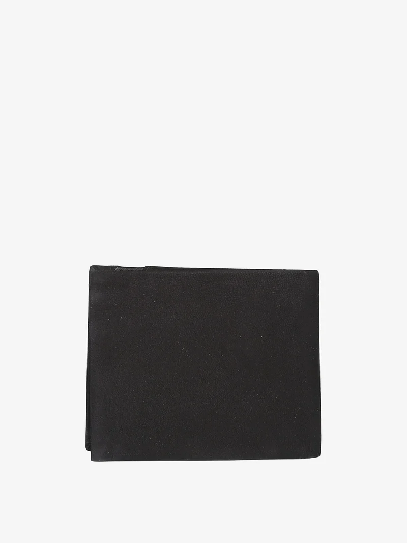 Portafoglio da uomo in pelle suede - nero