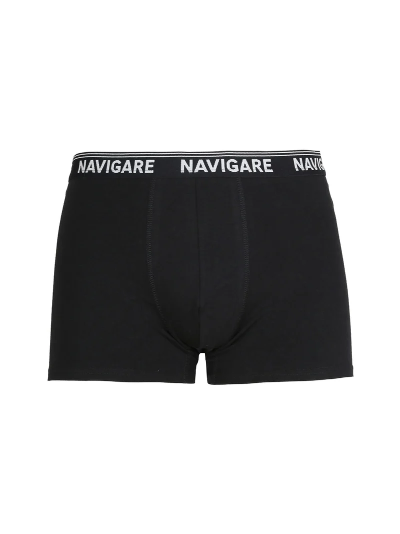 Boxer da uomo in cotone bielastico - nero