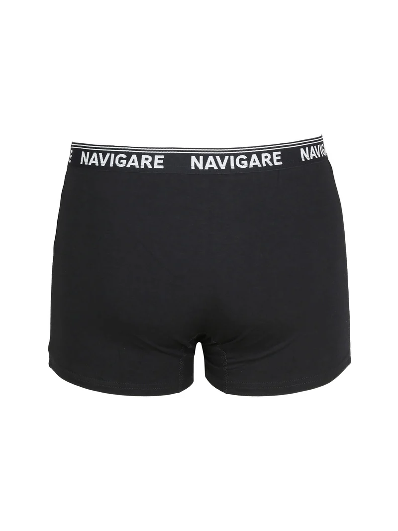 Boxer da uomo in cotone bielastico - nero