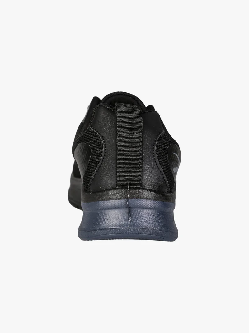 Sneakers sportive da uomo in maglia - nero