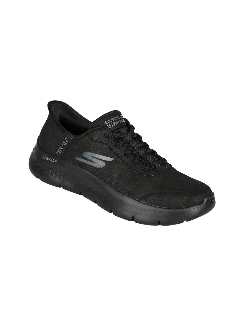 GO WALK FLEX Sneakers donna in pelle scamosciata - nero