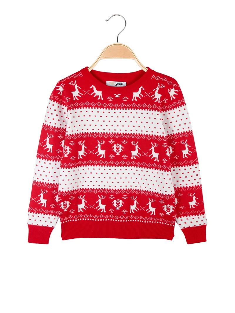 Maglione di Natale da bambini - rosso