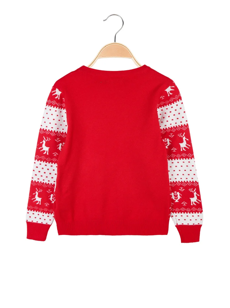 Maglione di Natale da bambini - rosso