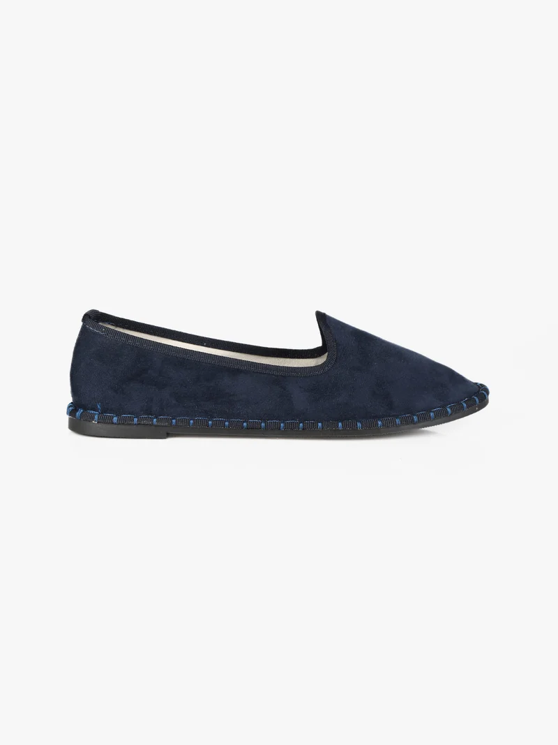 Espadrillas scamosciate donna - blu scuro
