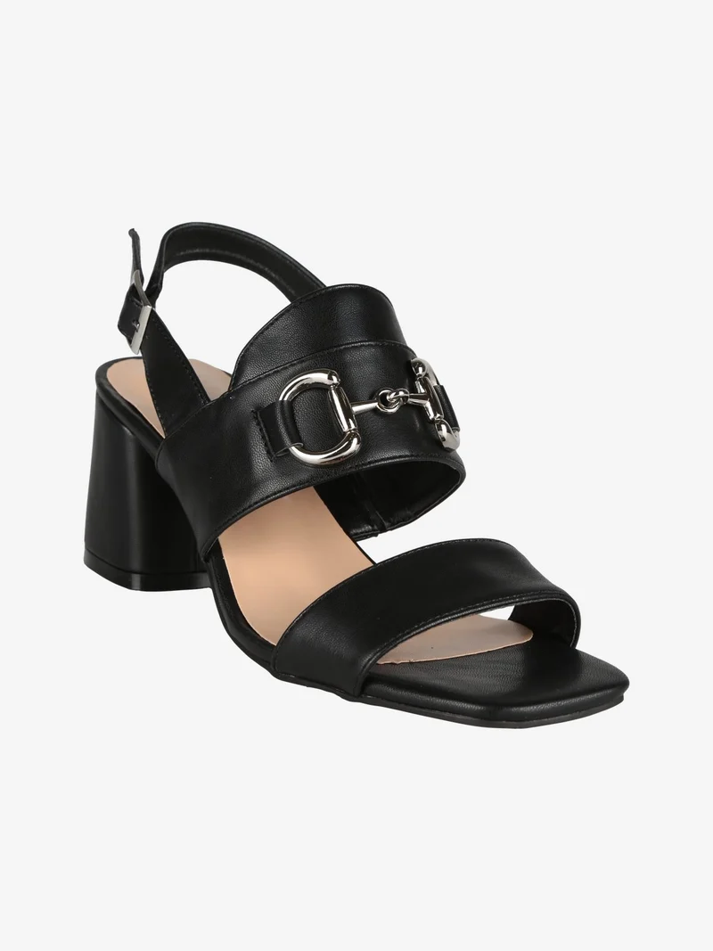 Sandali con tacco donna - nero