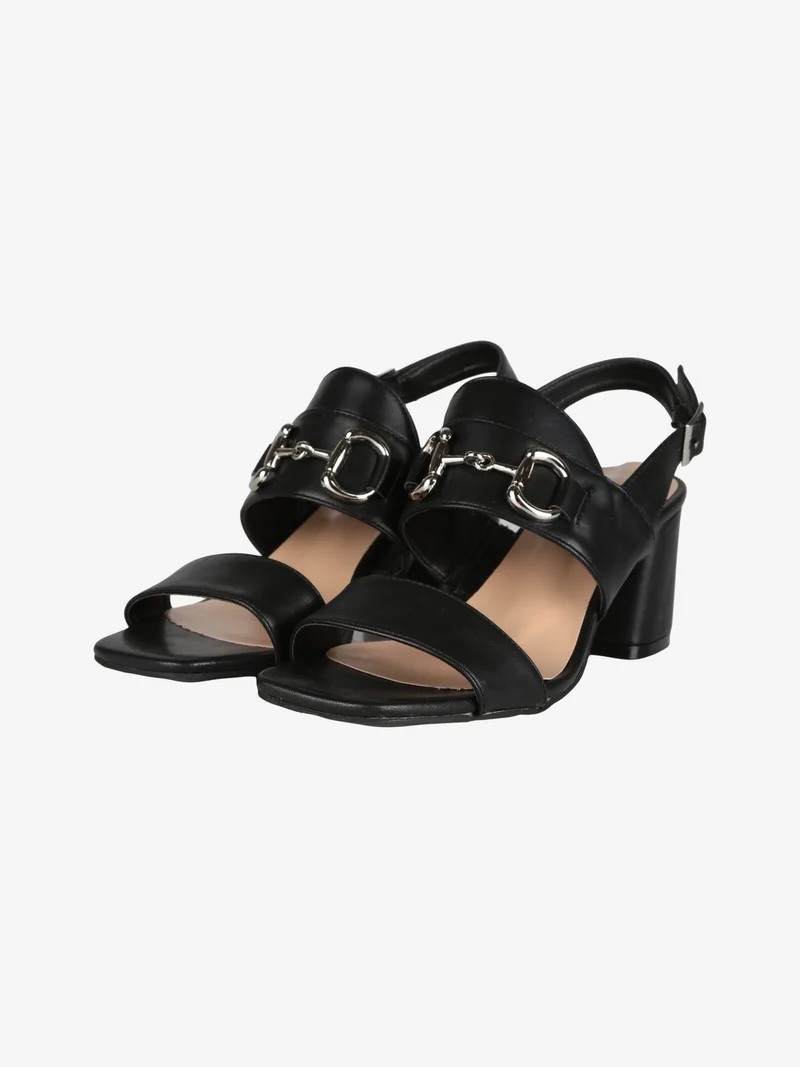 Sandali con tacco donna - nero