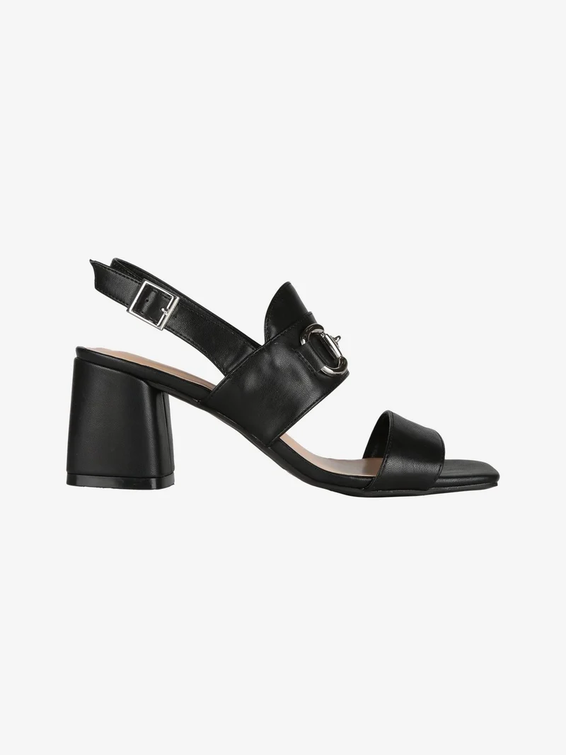 Sandali con tacco donna - nero