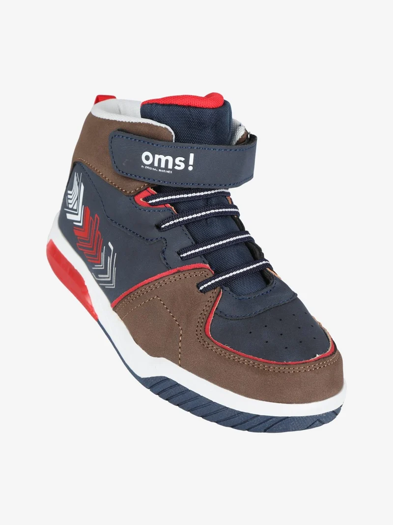 Sneakers alte da ragazzo - marrone