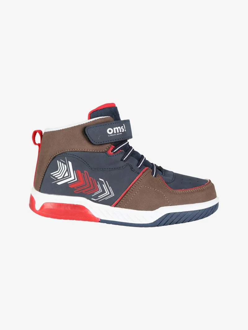 Sneakers alte da ragazzo - marrone