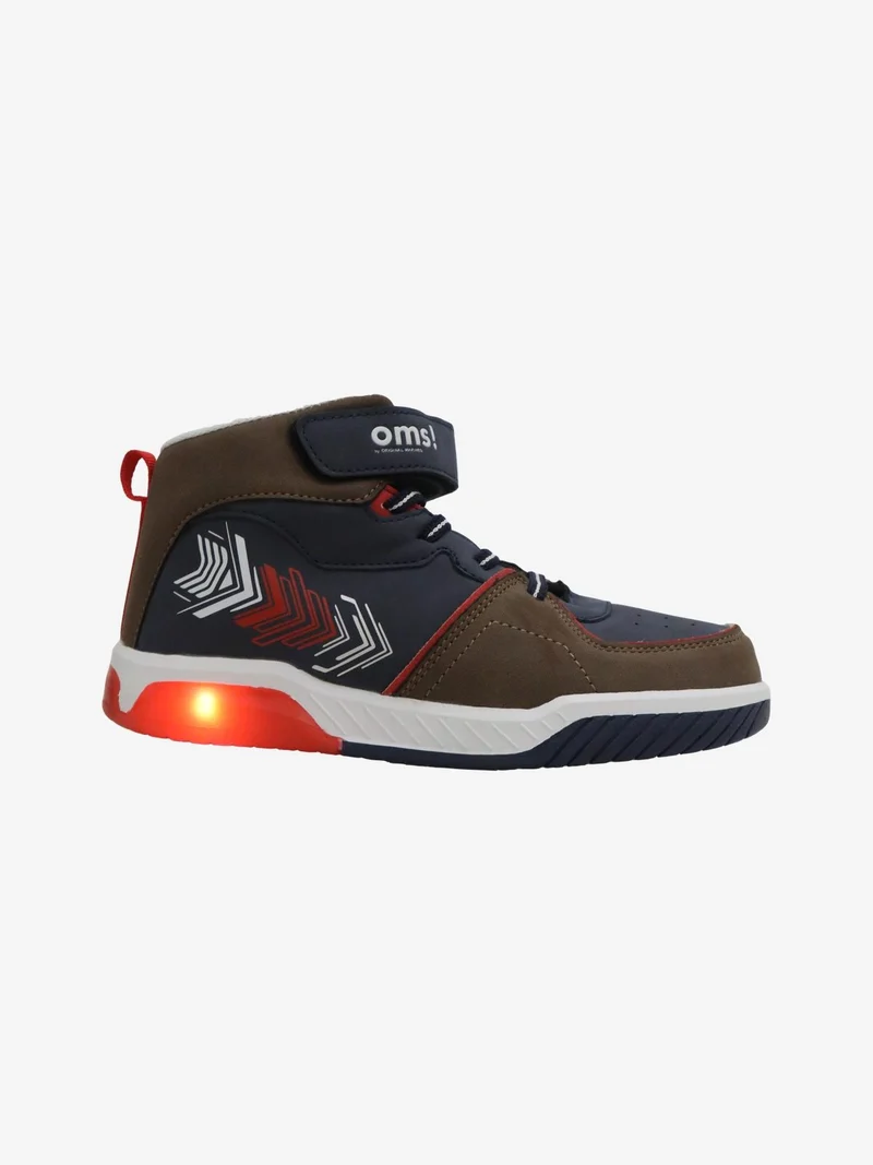 Sneakers alte da ragazzo - marrone
