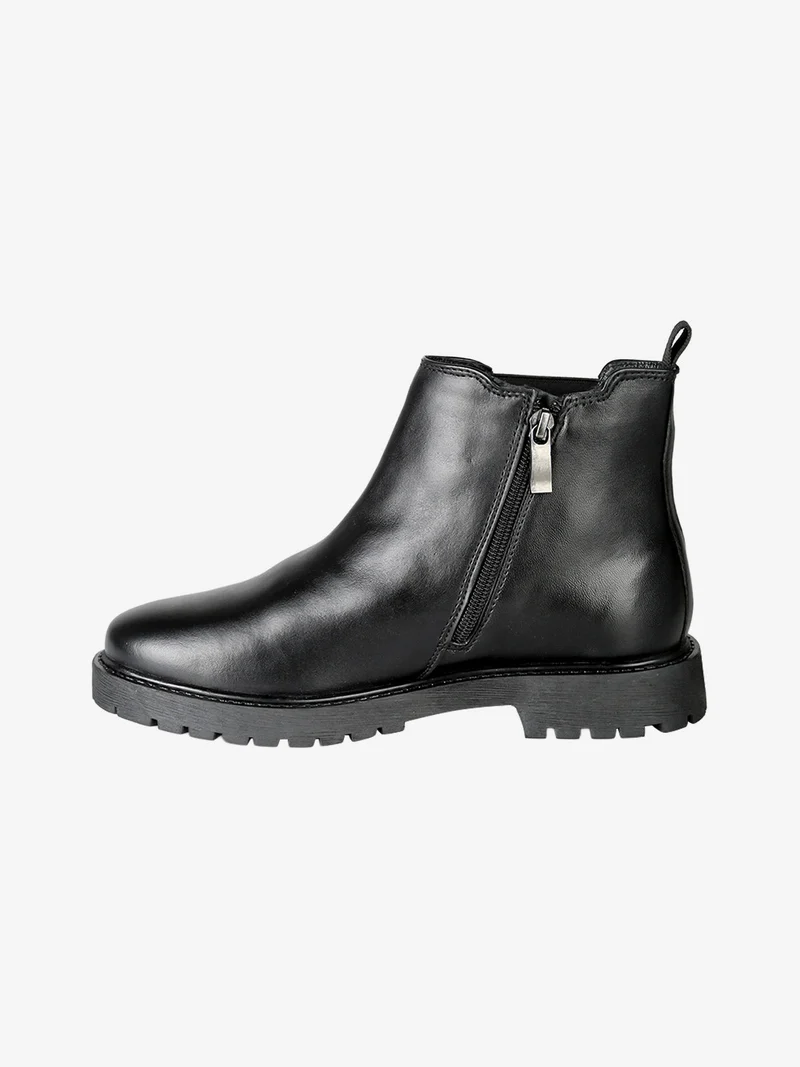 Stivaletti chelsea donna in pelle - nero
