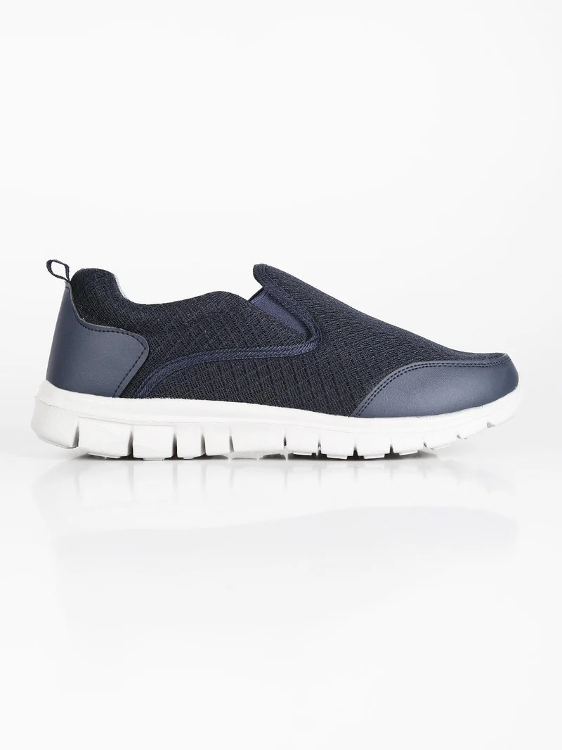 Sneakers uomo slip on - blu scuro