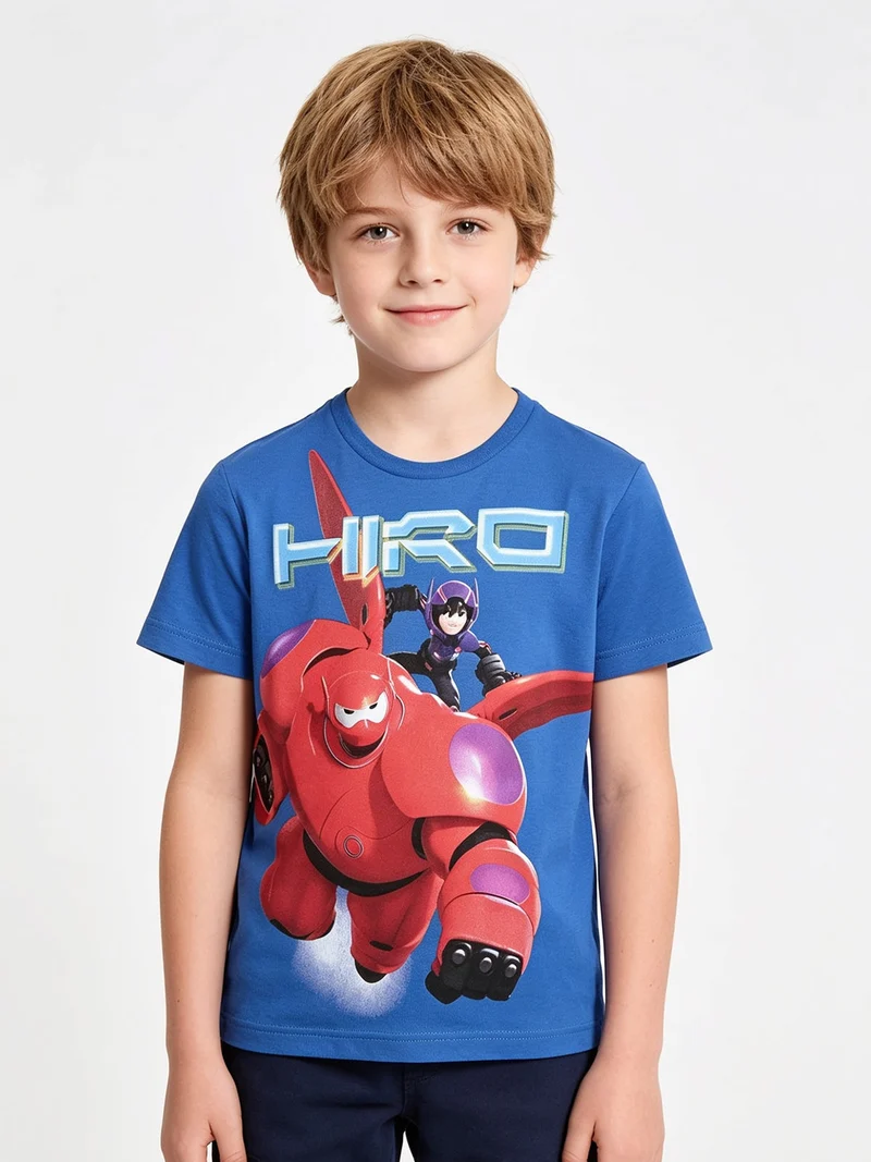 Big Hero t-shirt bambino con stampa - blu